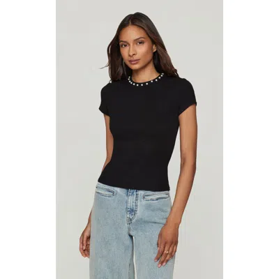 Generation Love Tate Pearl Top In Black