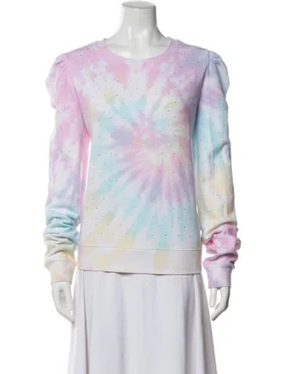 Pre-owned Generation Love Tie-dye Print Crew Neck Sweater In Multi