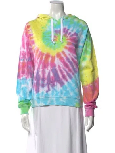 Pre-owned Generation Love Tie-dye Print Crew Neck Sweater W/ Tags In Pink