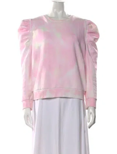 Pre-owned Generation Love Tie-dye Print Crew Neck Sweatshirt In Pink
