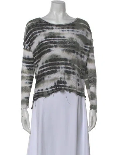 Pre-owned Generation Love Tie-dye Print Crew Neck Top In Multi