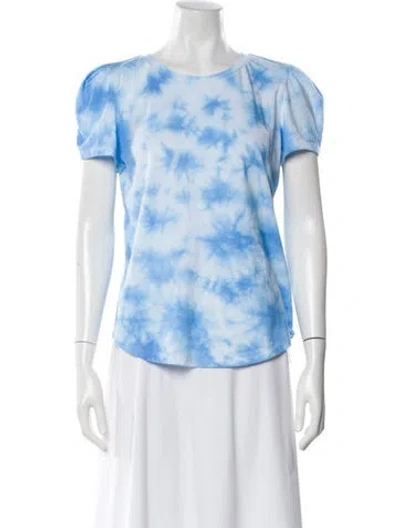 Pre-owned Generation Love Tie-dye Print Crew Neck T-shirt In Blue