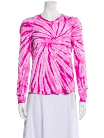 Pre-owned Generation Love Tie-dye Print Crew Neck T-shirt In Pink