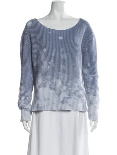 Pre-owned Generation Love Tie-dye Print Scoop Neck Sweater In Multi