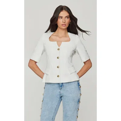 Generation Love Tilly Crepe Jacket In White