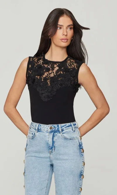 Generation Love Trina 3d Lace Combo Top In Black
