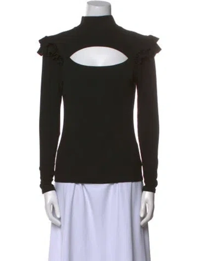 Pre-owned Generation Love Turtleneck Long Sleeve Sweatshirt In Black