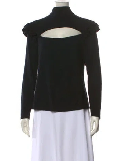 Pre-owned Generation Love Turtleneck Long Sleeve Sweatshirt In Black