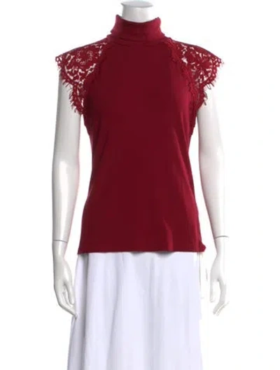 Pre-owned Generation Love Turtleneck Sleeveless Top W/ Tags In Red