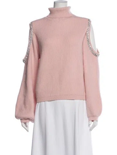 Pre-owned Generation Love Turtleneck Sweater In Pink