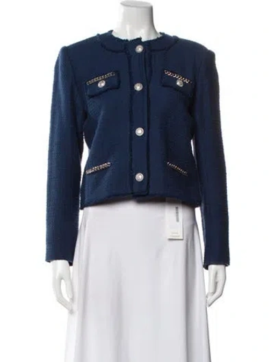 Pre-owned Generation Love Tweed Jacket In Blue