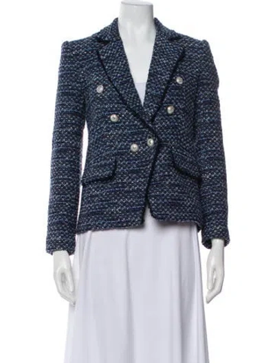 Pre-owned Generation Love Tweed Pattern Blazer