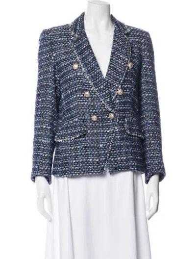 Pre-owned Generation Love Tweed Pattern Blazer