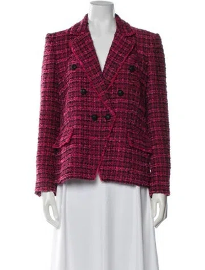 Pre-owned Generation Love Tweed Pattern Blazer