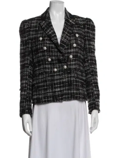 Pre-owned Generation Love Tweed Pattern Blazer In Multi