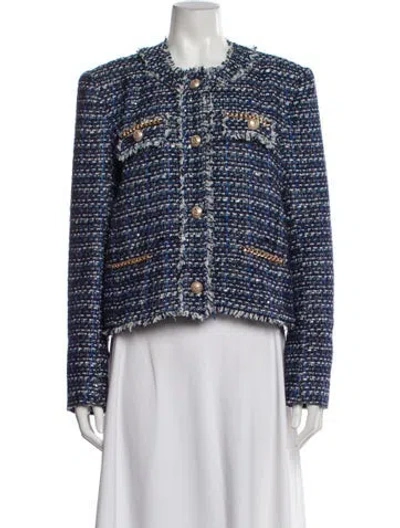 Pre-owned Generation Love Tweed Pattern Evening Jacket