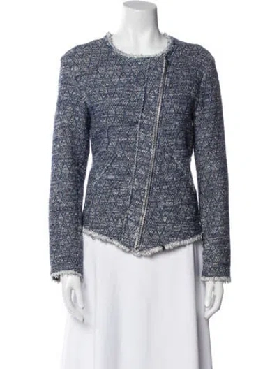 Pre-owned Generation Love Tweed Pattern Evening Jacket In Multi