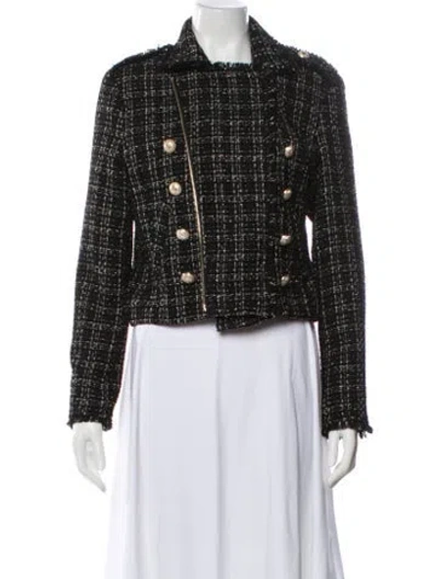 Pre-owned Generation Love Tweed Pattern Evening Jacket In Multi