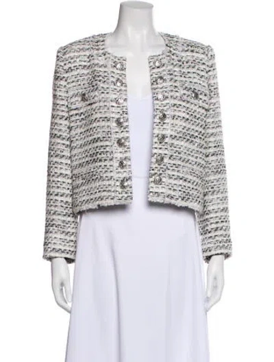 Pre-owned Generation Love Tweed Pattern Evening Jacket In Multi