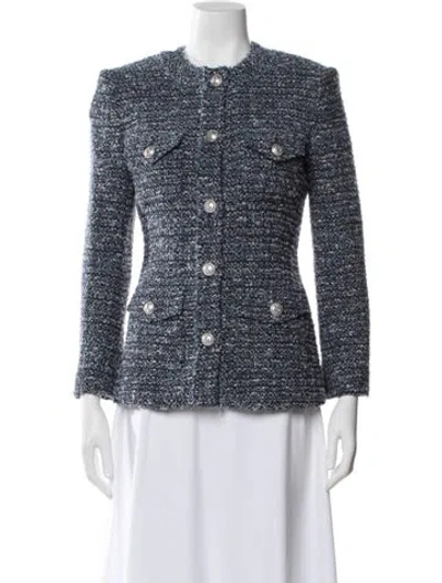 Pre-owned Generation Love Tweed Pattern Evening Jacket In Multi