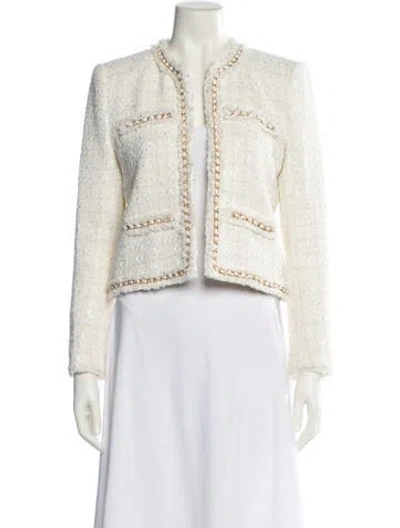 Pre-owned Generation Love Tweed Pattern Evening Jacket W/ Tags