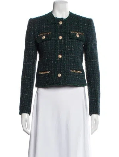 Pre-owned Generation Love Tweed Pattern Jacket W/ Tags In Multi