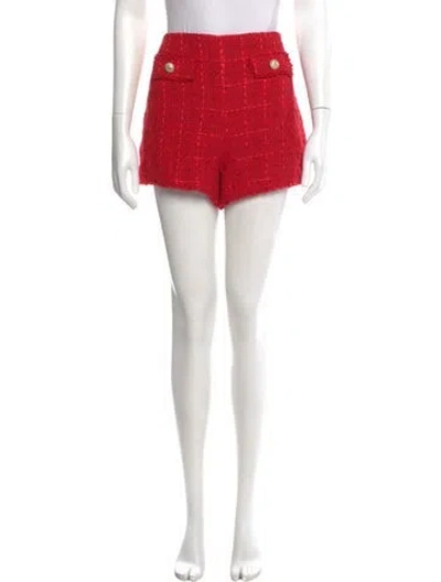 Pre-owned Generation Love Tweed Pattern Mini Shorts