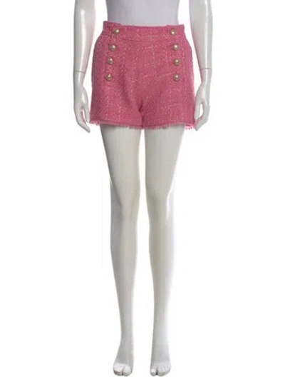 Pre-owned Generation Love Tweed Pattern Mini Shorts