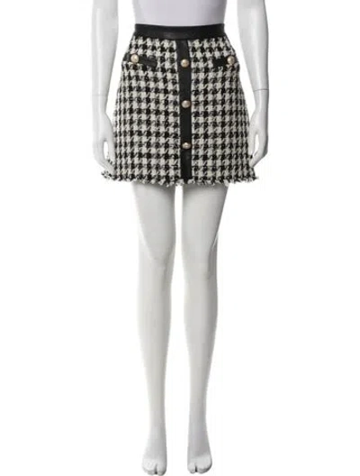 Pre-owned Generation Love Tweed Pattern Mini Skirt