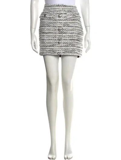 Pre-owned Generation Love Tweed Pattern Mini Skirt W/ Tags In Neutrals