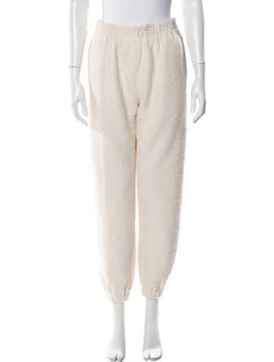 Pre-owned Generation Love Tweed Pattern Skinny Leg Pants In Neutral