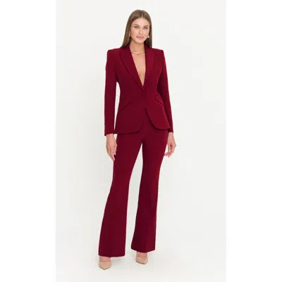 Generation Love Vera Crepe Blazer In Red