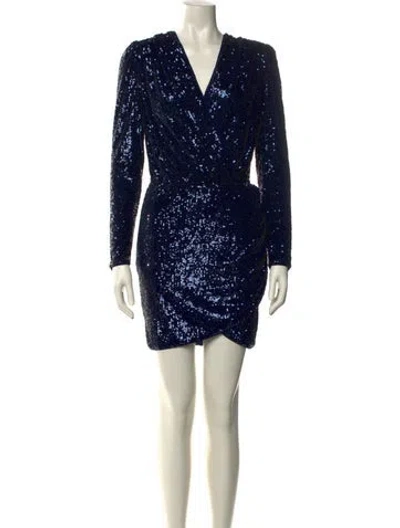 Pre-owned Generation Love V-neck Mini Dress W/ Tags In Blue