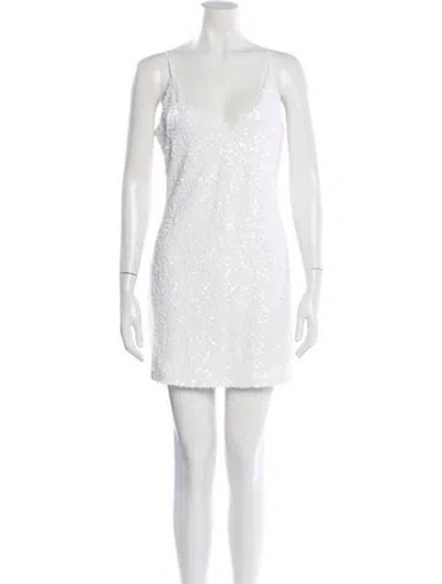 Pre-owned Generation Love V-neck Mini Dress W/ Tags In Purple