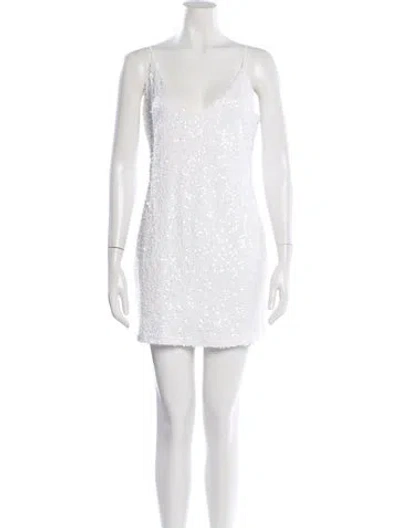 Pre-owned Generation Love V-neck Mini Dress W/ Tags In Purple