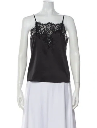 Pre-owned Generation Love V-neck Sleeveless Top In Black