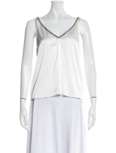 Pre-owned Generation Love V-neck Sleeveless Top In Multi