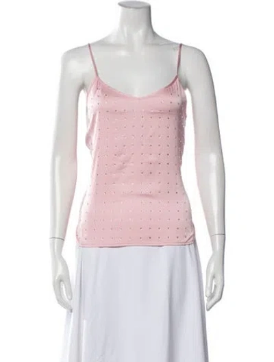 Pre-owned Generation Love V-neck Sleeveless Top In Pink