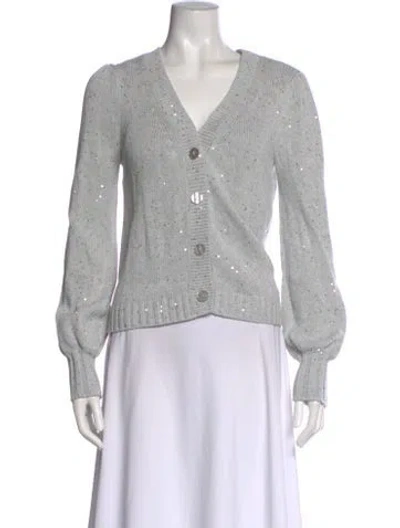 Pre-owned Generation Love V-neck Sweater In Gray