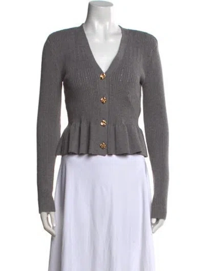 Pre-owned Generation Love V-neck Sweater In Gray