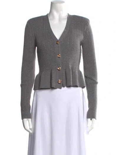 Pre-owned Generation Love V-neck Sweater In Grey