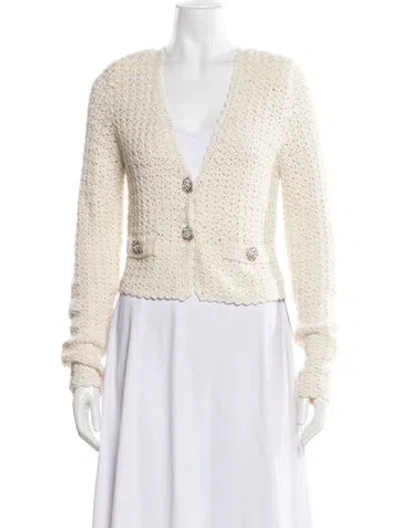 Pre-owned Generation Love V-neck Sweater In Neutrals