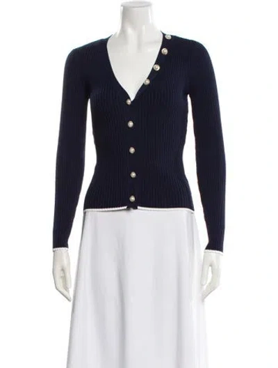 Pre-owned Generation Love V-neck Sweater W/ Tags In Blue