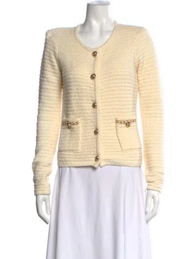 Pre-owned Generation Love V-neck Sweater W/ Tags In Neutrals