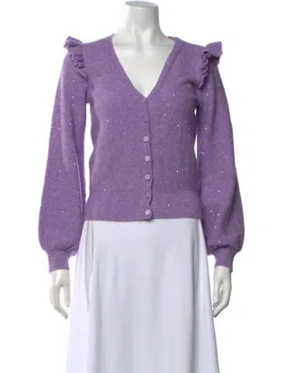 Pre-owned Generation Love V-neck Sweater W/ Tags In Purple