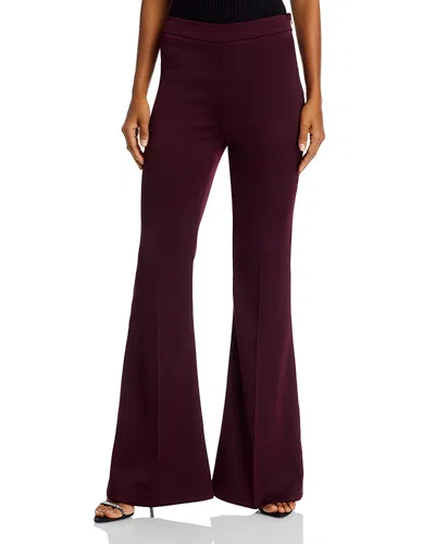 Generation Love Wesley Flared Pants In Black Cherry