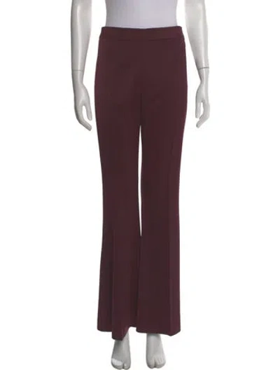 Pre-owned Generation Love Wide Leg Pants In Burgundy