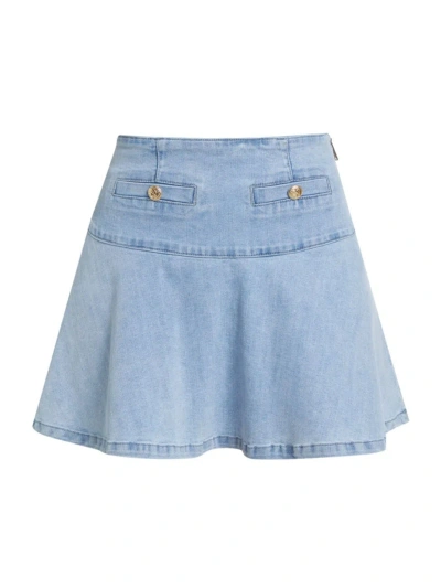 Generation Love Adella Denim Skirt In Light Blue