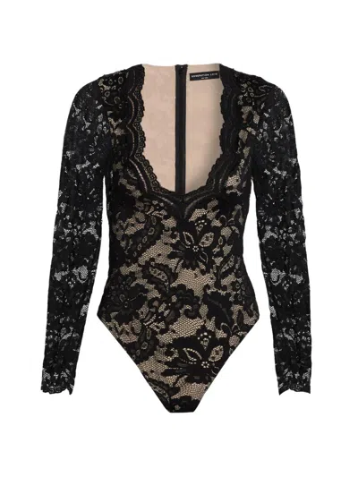 Generation Love Women's Alessia Lace Bodysuit In Brown