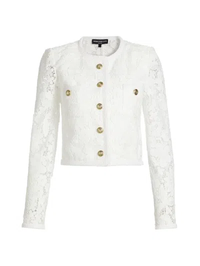 Generation Love Women's Amber Lace Jacket In White